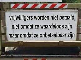 betaalde vrijwilligerswerk