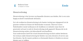 dienstverlening
